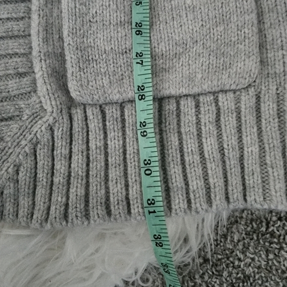 Charter Club Open Front Cardigan Sweater with front pockets and Heart pr… - Picture 5 of 8